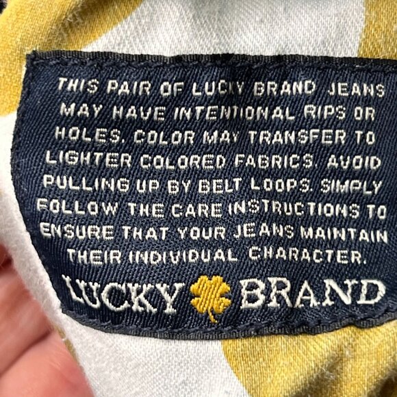 Lucky Brand Blue Denim Jeans Sweet N Low Bootcut 12/31R Classic Style Mid-Rise - Picture 11 of 16